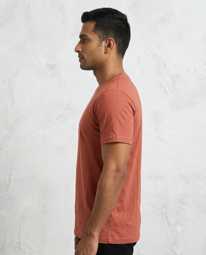 C n C Men's Premium Round Neck T-Shirt