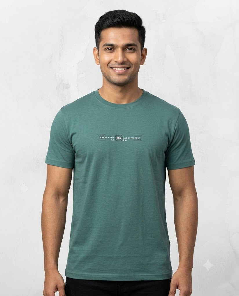 C n C Men's Premium Round Neck T-Shirt