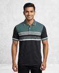 C n C Men's Premium Striped Polo T-Shirt