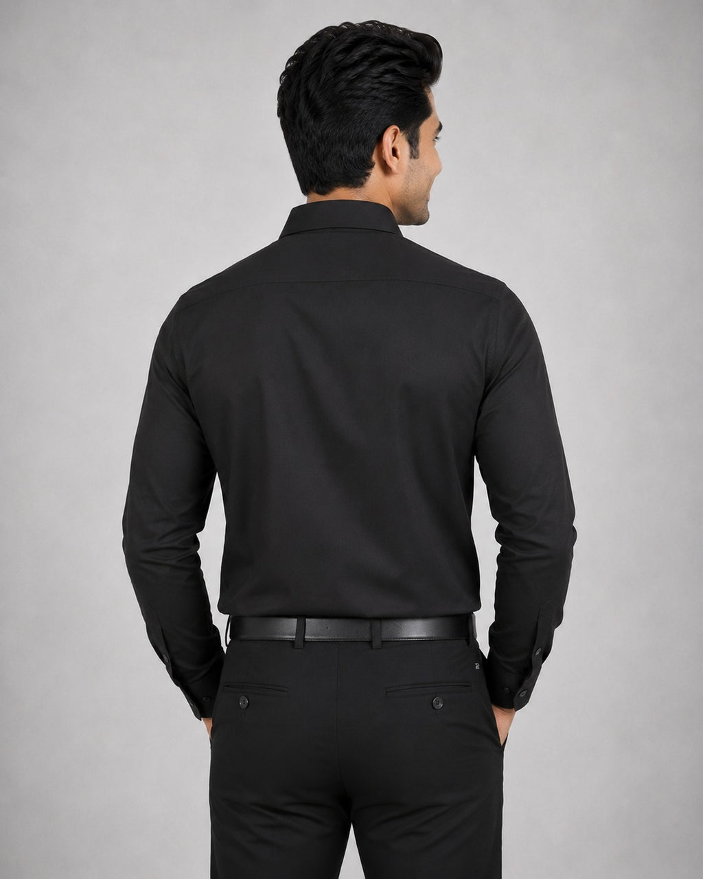 Men’s Premium White Blended Cotton Shirt