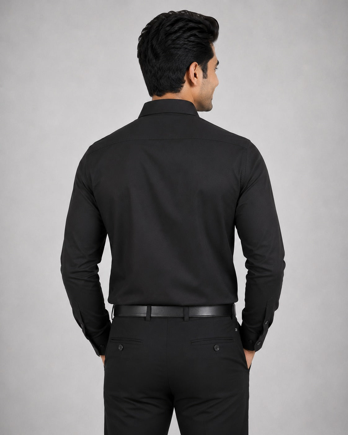 Men’s Premium White Blended Cotton Shirt
